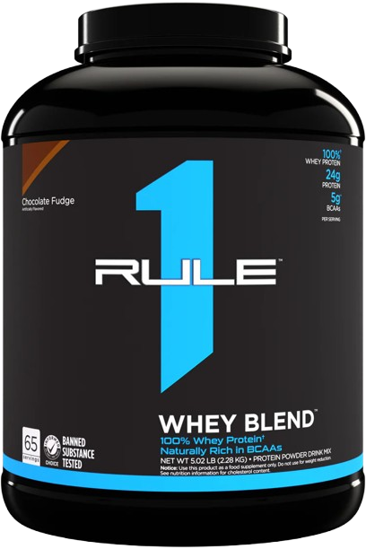 Rule 1 R1 Whey Blend, Chocolate Fudge, 5 LB